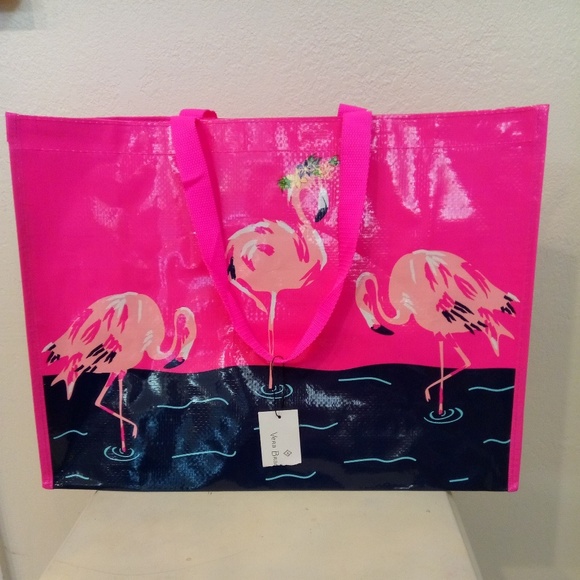 Vera Bradley Handbags - Market tote Vera Bradley Flamingos